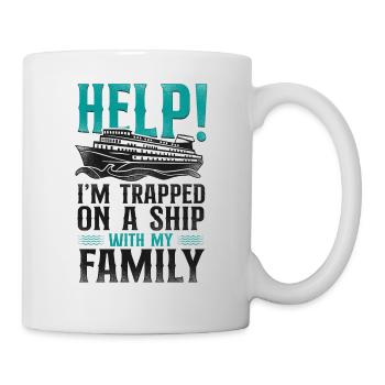 Cruise Ship Vacation Family - Tasse - Weiß - Rechts