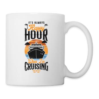 Cruise Ship Vacation Vintage It's - Tasse - Weiß - Rechts