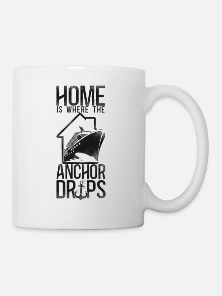 Cruise Ship Vacation Vintage Home - Tasse - Weiß