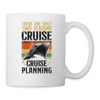 Cruise Ship Vacation Vintage There - Mug - white - Right