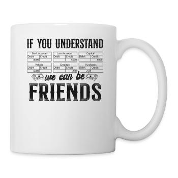 Comptable Comptable Comptable Comptabilité - Mug blanc - blanc - Droite