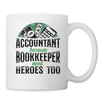 Accountant Bookkeeper Accounting - Mug - white - Right
