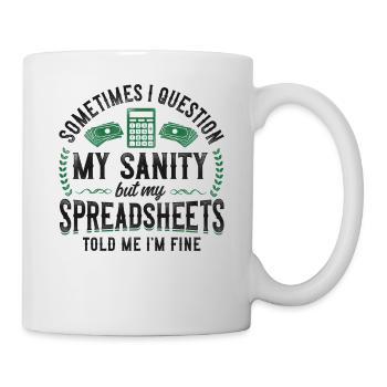 Comptable Comptable Comptable Comptabilité - Mug blanc - blanc - Droite