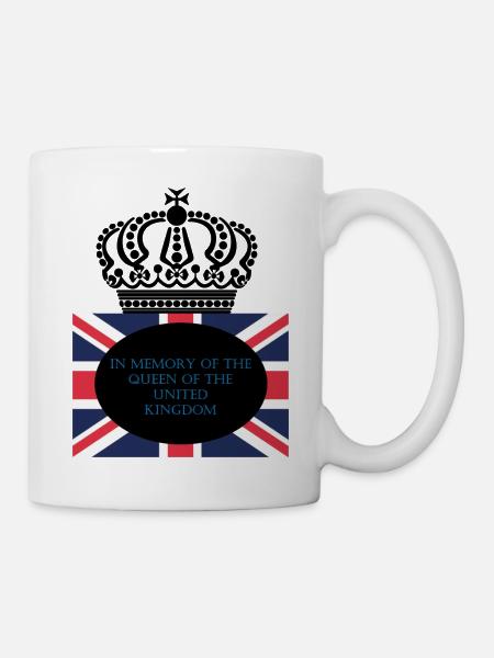 In memory of the Queen of the United Kingdom. - Tasse - Weiß