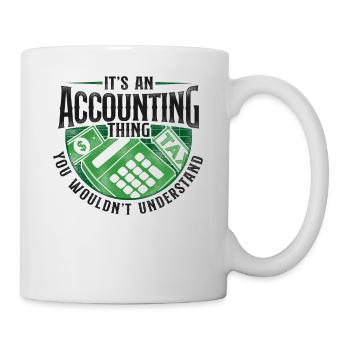 Accountant Bookkeeper Accounting - Mug - white - Right