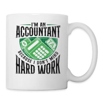 Accountant Bookkeeper Accounting - Mug - white - Right