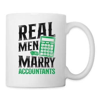 Accountant Bookkeeper Marriage - Tasse - Weiß - Rechts