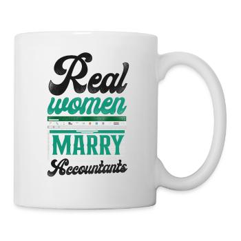 Accountant Bookkeeper Marriage - Tasse - Weiß - Rechts