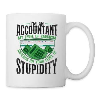 Accountant Bookkeeper Accounting - Mug - white - Right