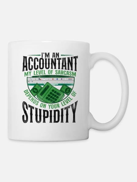 Accountant Bookkeeper Accounting - Mug - white