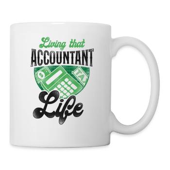 Accountant Bookkeeper Accounting - Mug - white - Right