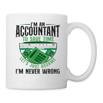Accountant Bookkeeper Accounting - Mug - white - Right