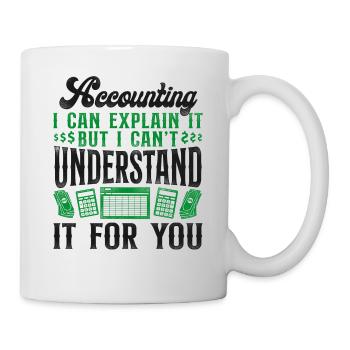 Accountant Bookkeeper Accounting - Mug - white - Right