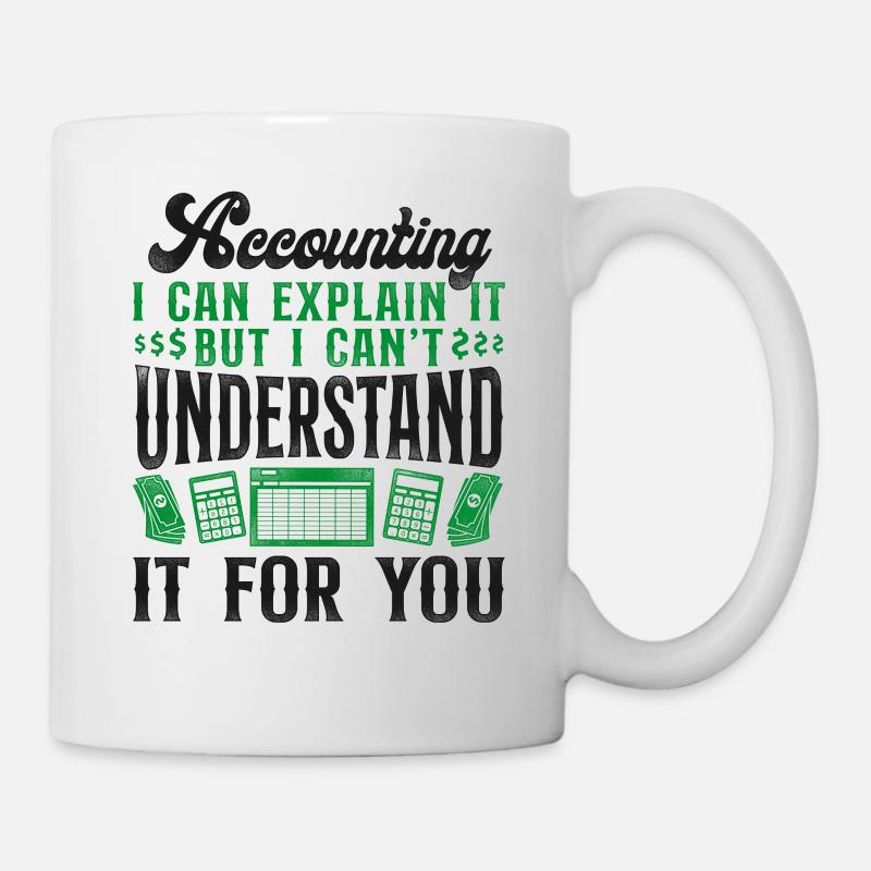 Accountant Bookkeeper Accounting - Mug - white