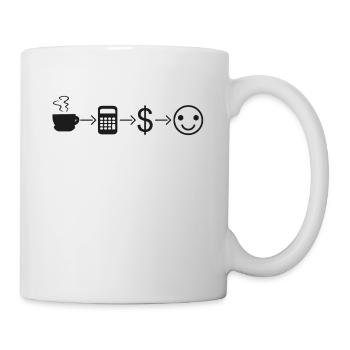 Accountant Bookkeeper Coffee - Tasse - Weiß - Rechts