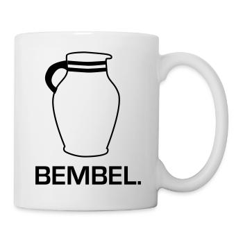 Bembel - Frankfurter Apfelwein Bembel #Bembel #FFM - Tasse - Weiß - Rechts