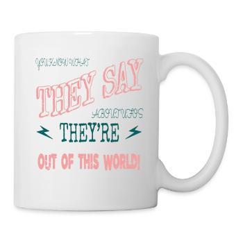 alien spaceship gift memes alien spacecraft - Tasse - Weiß - Rechts