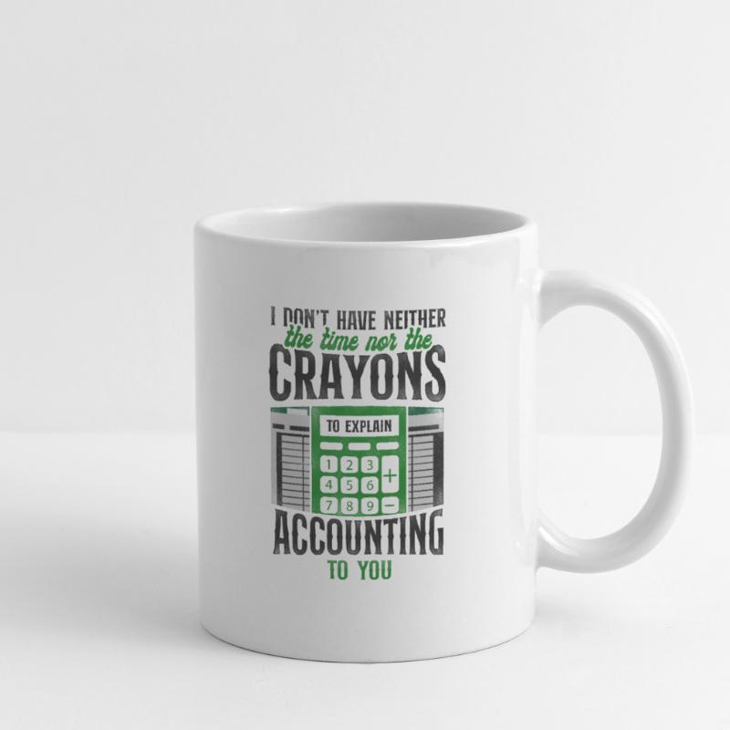 Comptable Comptable Comptable Comptabilité Mug blanc