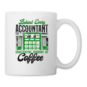 Accountant Bookkeeper Accounting - Mug - white - Right