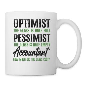 Accountant Bookkeeper Accounting - Mug - white - Right
