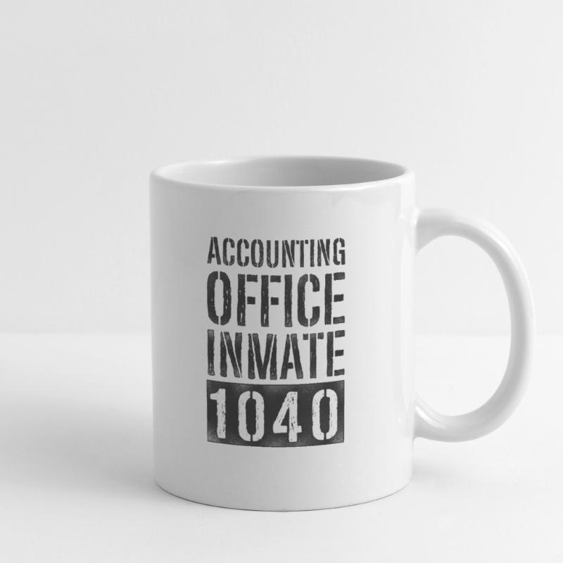 Comptable Comptable Comptable Comptabilité Mug blanc