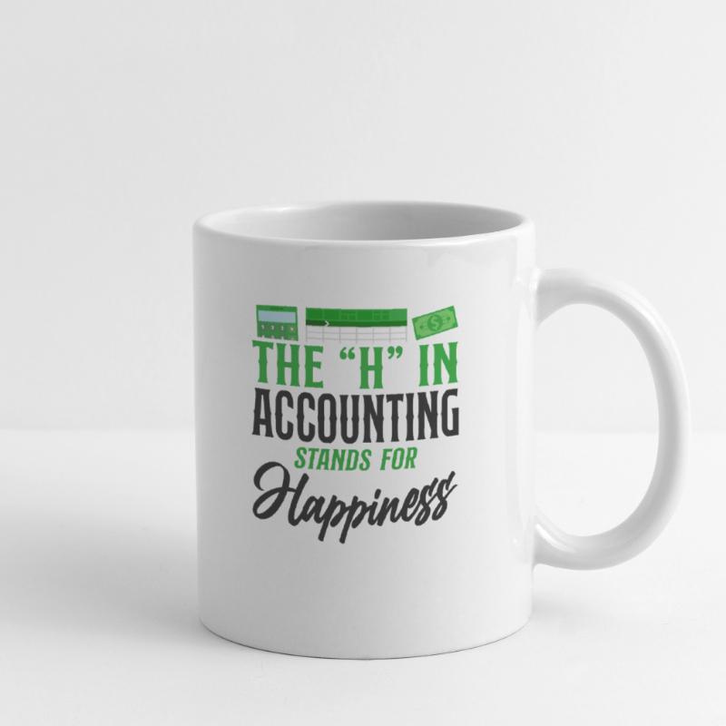 Comptable Comptable Comptable Comptabilité Mug blanc