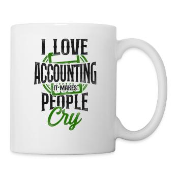 Comptable Comptable Comptable Comptabilité - Mug blanc - blanc - Droite