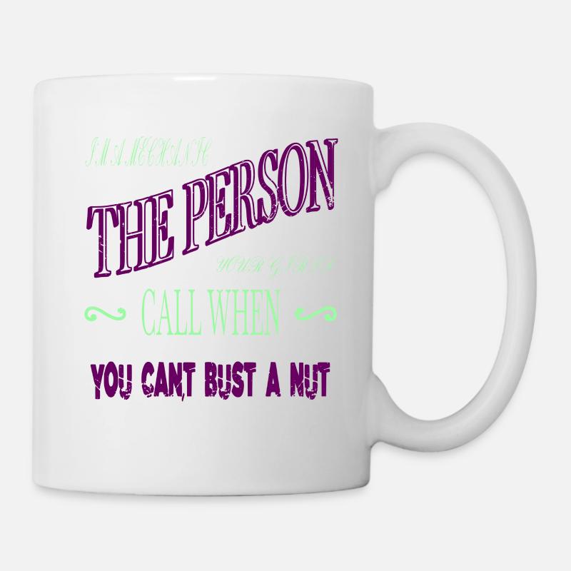 gift geek baseballcoffeemug sayings jokes repair - Tasse - Weiß