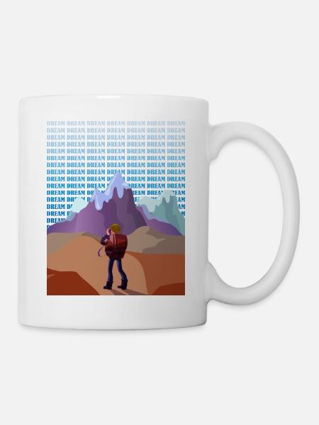 Search for your dream - Wanderer - Mug - white