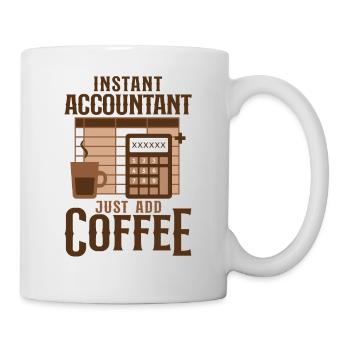 Accountant Bookkeeper Accounting - Mug - white - Right