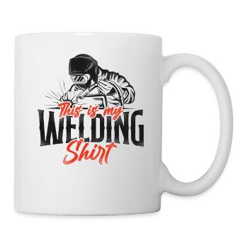 Soudage soudeur vintage C’est mon - Mug blanc - blanc - Droite