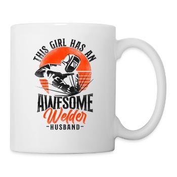 Soudeur Soudeur Femme Mari - Mug blanc - blanc - Droite