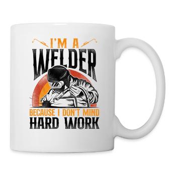 Welder Welding Vintage Retro I'm A - Tasse - Weiß - Rechts