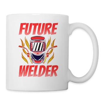 Soudeur Soudage Vintage Future - Mug blanc - blanc - Droite