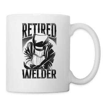 Soudeur Soudage Retraite Vintage - Mug blanc - blanc - Droite