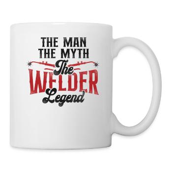 Welder Welding Dad Father Vintage - Mug - white - Right