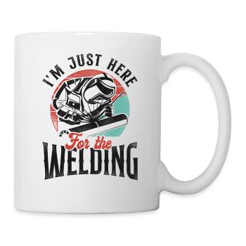 Welder Welding Vintage Retro I'm - Mug - white - Right