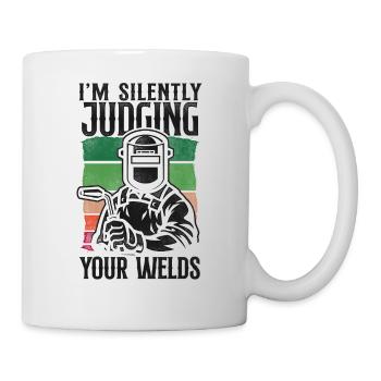 Welder Welding Vintage Retro I'm - Tasse - Weiß - Rechts