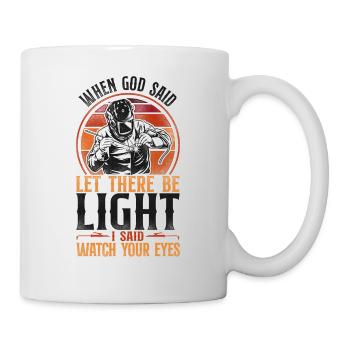 Welder Welding Vintage Retro When - Tasse - Weiß - Rechts