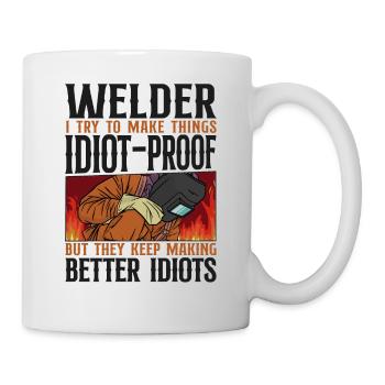 Welder Welding Vintage Welder I - Tasse - Weiß - Rechts