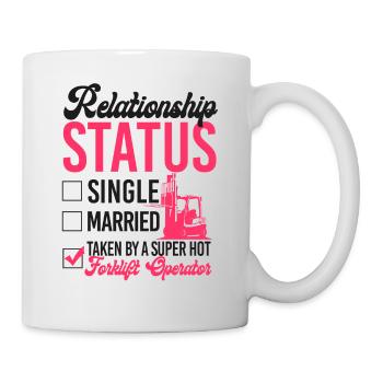 Certified Forklift Truck Operator - Tasse - Weiß - Rechts