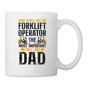 Certified Forklift Truck Operator - Mug - white - Right