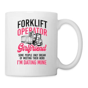 Certified Forklift Truck Operator - Mug - white - Right
