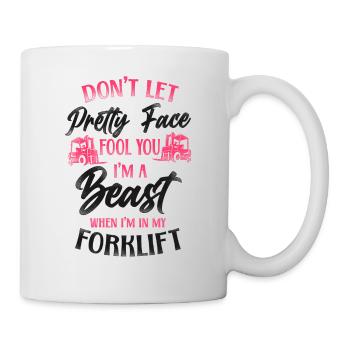 Certified Forklift Truck Operator - Mug - white - Right