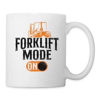 Certified Forklift Truck Operator - Mug - white - Right