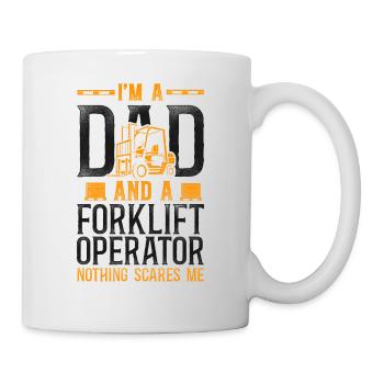 Certified Forklift Truck Operator - Mug - white - Right