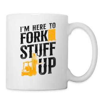 Certified Forklift Truck Operator - Mug - white - Right