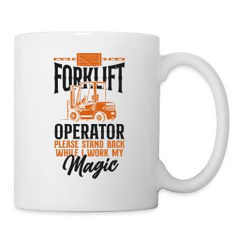 Certified Forklift Truck Operator - Mug - white - Right