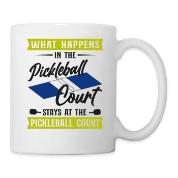 Pickleball What Happens At The - Mug - white - Right