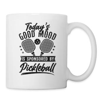Pickleball La bonne humeur d’aujourd’hui est - Mug blanc - blanc - Droite